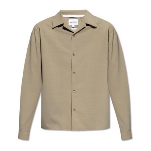 Norse Projects Carsten skjorta Beige, Herr