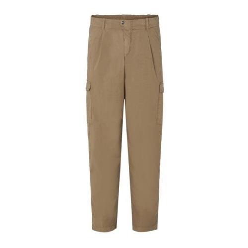 Herno Beige Cargo Byxor Beige, Herr