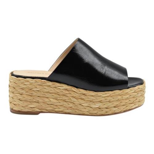 Paloma Barceló Wedges Black, Dam