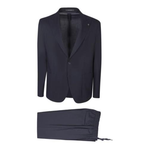 Tagliatore Suits Blue, Herr