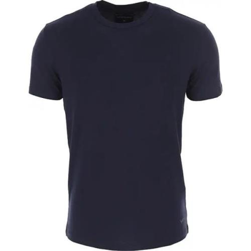 Emporio Armani T-Shirts Blue, Herr