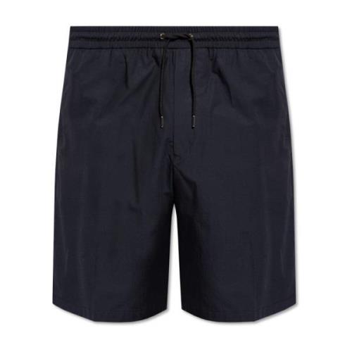 Paul Smith Shorts i ekologisk bomull Blue, Herr