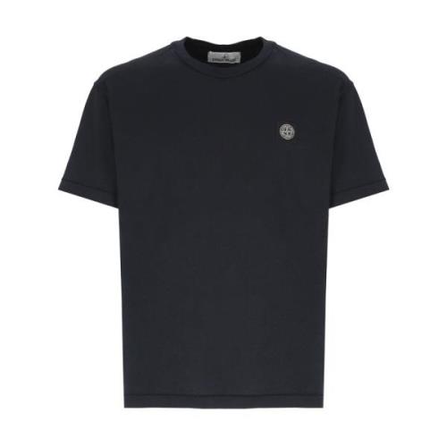 Stone Island T-Shirts Blue, Herr