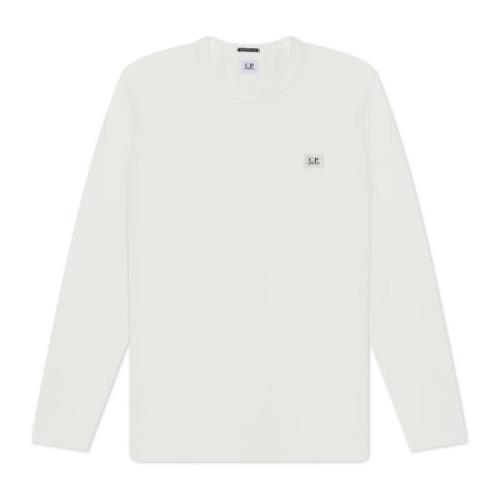 C.p. Company Long Sleeve Tops White, Herr