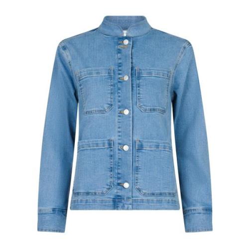 Neo Noir Denim Jacka Blue, Dam