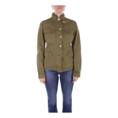 Fay Light Jackets Green, Dam