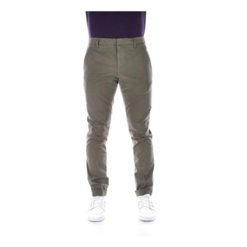 Dondup Slim-fit Trousers Green, Herr