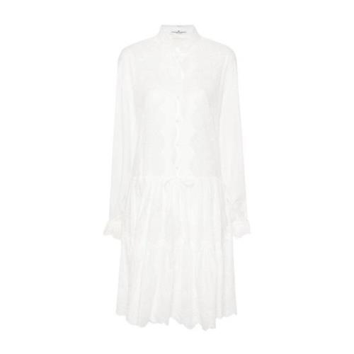 Ermanno Scervino Shirt Dresses White, Dam