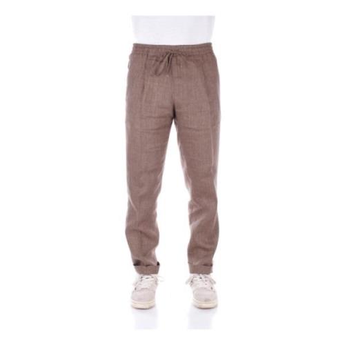 Briglia Slim-fit Trousers Brown, Herr