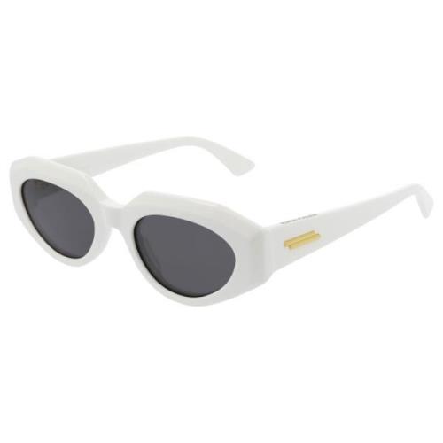 Bottega Veneta White/Grey Sunglasses White, Dam