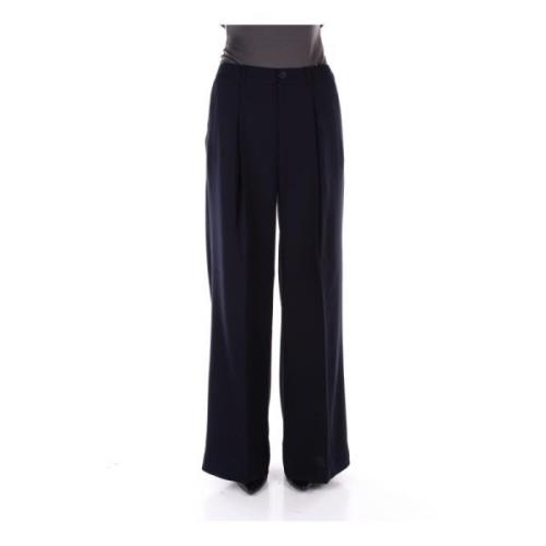 Ralph Lauren Wide Trousers Blue, Dam