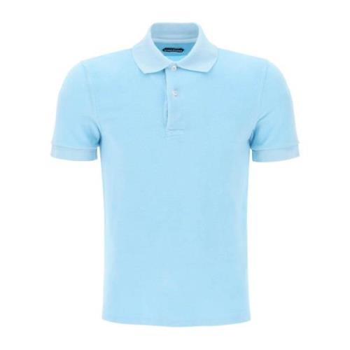 Tom Ford Polo Shirts Blue, Herr