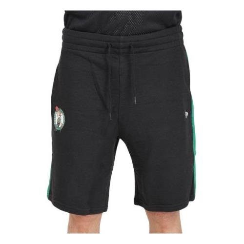 New Era Boston Celtics Mesh Panel Shorts Black, Herr