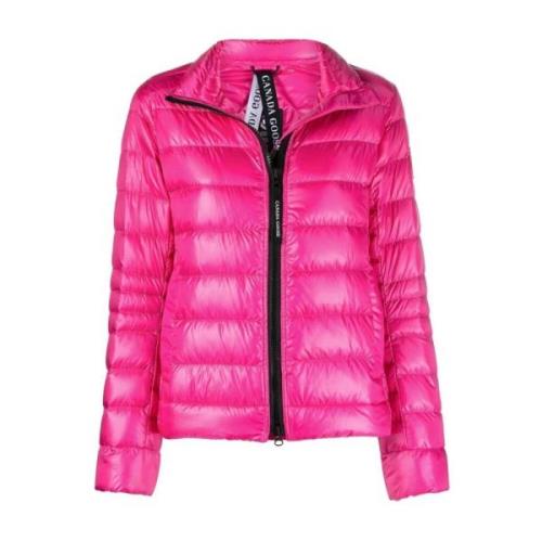 Canada Goose Huvad Pufferjacka Pink, Dam