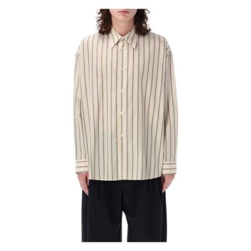 Studio Nicholson Casual Shirts Beige, Herr