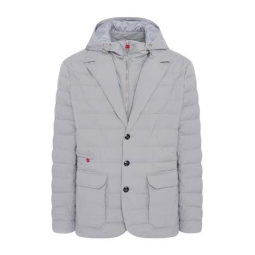 Kiton Down Jackets Gray, Herr