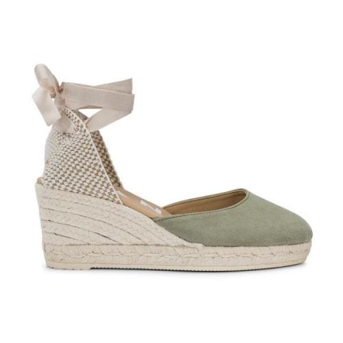 Manebí Gröna Espadrillos Sandaler Green, Dam