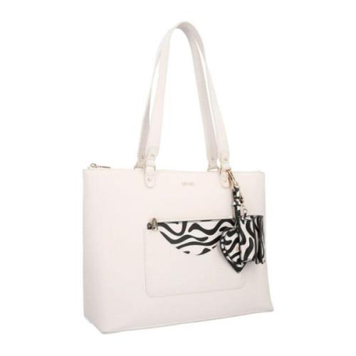 Liu Jo Trendy Shopper Väska med Avtagbar Påse Beige, Dam