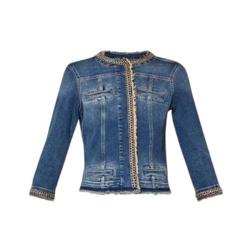 Liu Jo Denim Jacka Blue, Dam