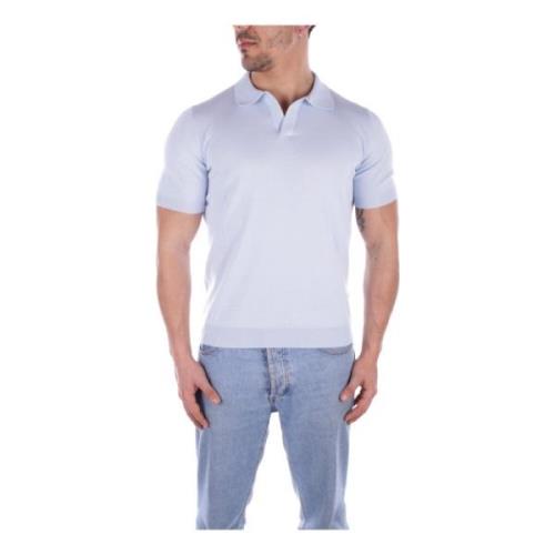 Tagliatore Polo Shirts Blue, Herr