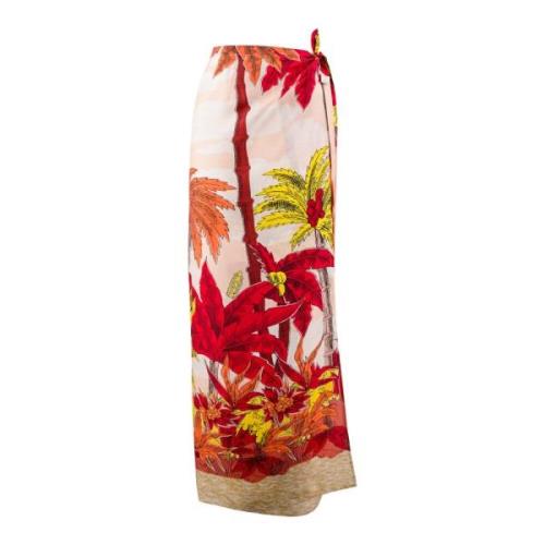 P.a.r.o.s.h. Maxi Skirts Multicolor, Dam