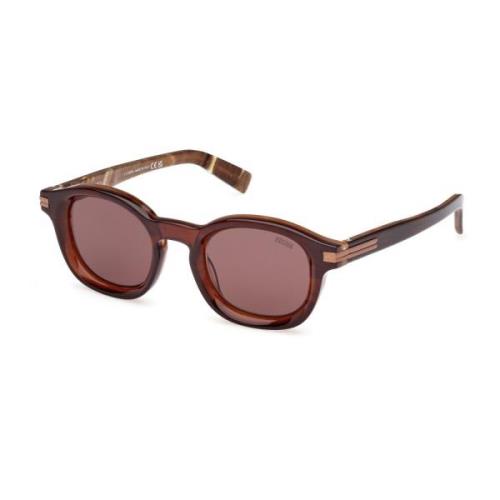 Ermenegildo Zegna Solglasögon Brown, Herr