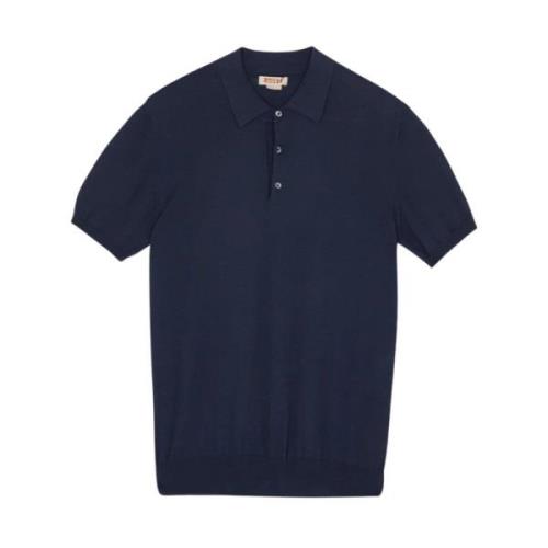 Baracuta Polo Shirts Blue, Herr