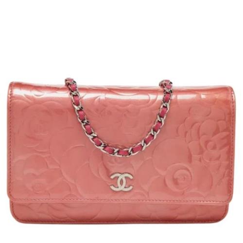 Chanel Vintage Pre-owned Laeder plnbcker Pink, Dam