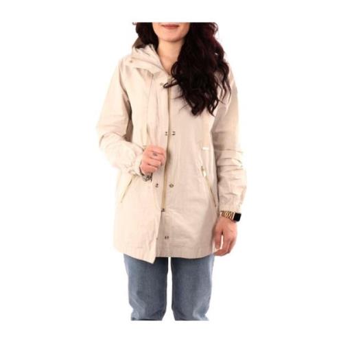 YES ZEE Beige Parka Kappa Beige, Dam