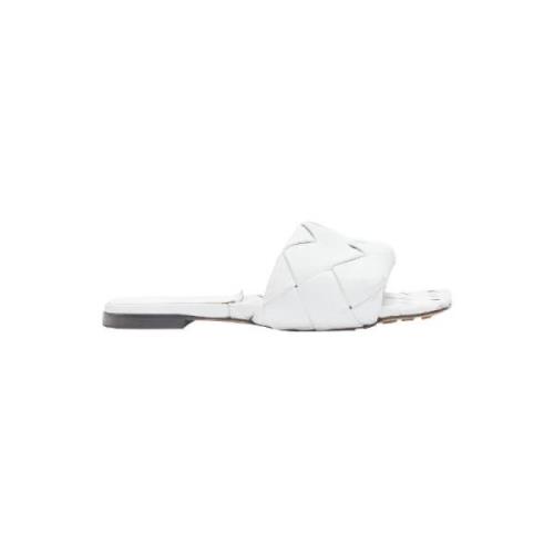 Bottega Veneta Vintage Pre-owned Laeder sandaler White, Dam