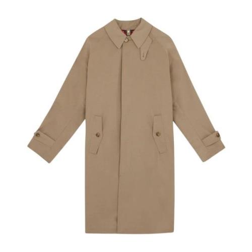 Baracuta Single-Breasted Coats Brown, Herr