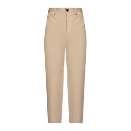 PS By Paul Smith Byxor med avsmalnande ben Beige, Herr