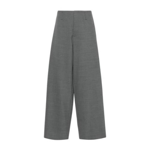 Philosophy di Lorenzo Serafini Wide Trousers Gray, Dam