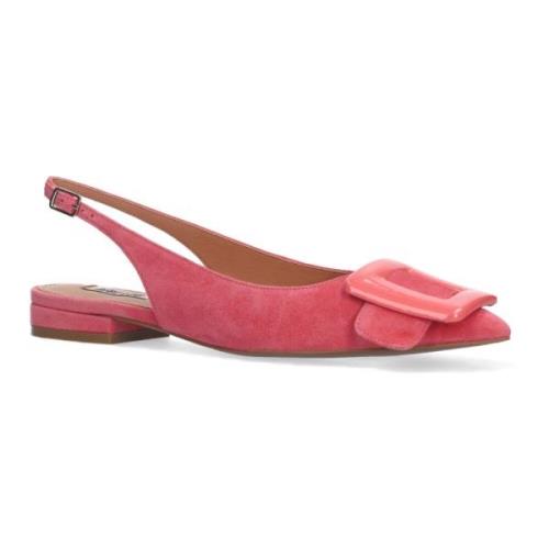 Bibi Lou Bonnie Flat Loafers Korall Pink, Dam