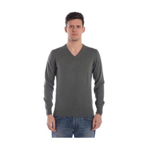 Daniele Alessandrini Zanzara Sweater Pullover Gray, Herr