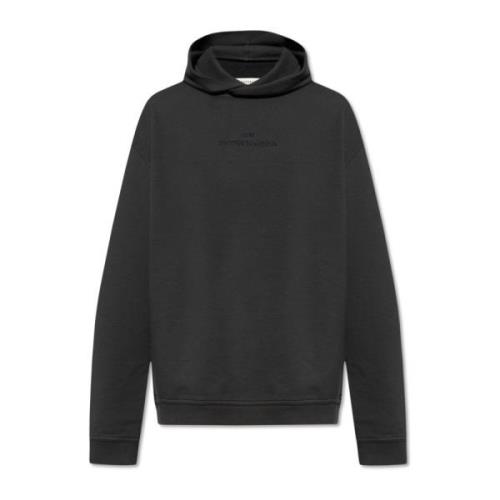 Maison Margiela Hoodie med logotyp Gray, Herr