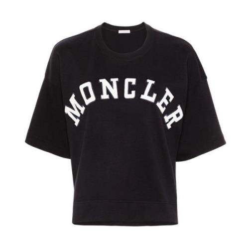 Moncler T-Shirts Blue, Dam