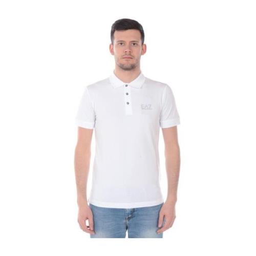 Emporio Armani EA7 Polo Shirts White, Herr