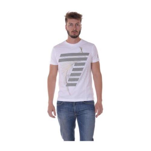 Emporio Armani EA7 Sweatshirt T-shirt White, Herr