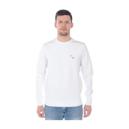 Emporio Armani Hoodies White, Herr