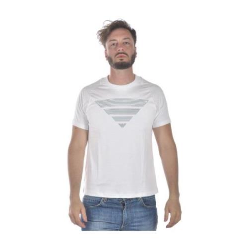 Emporio Armani Casual Sweatshirt Tee White, Herr