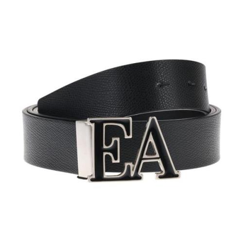 Emporio Armani Belts Black, Herr