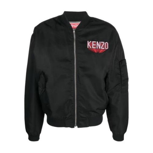 Kenzo Bomber Jackets Black, Herr