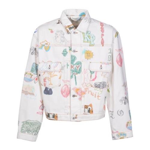 Kenzo Denim Jackets Multicolor, Herr