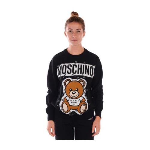 Moschino Sweatshirts Black, Dam