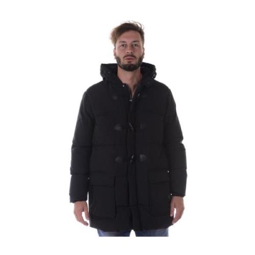 Armani Jeans Winter Jackets Black, Herr