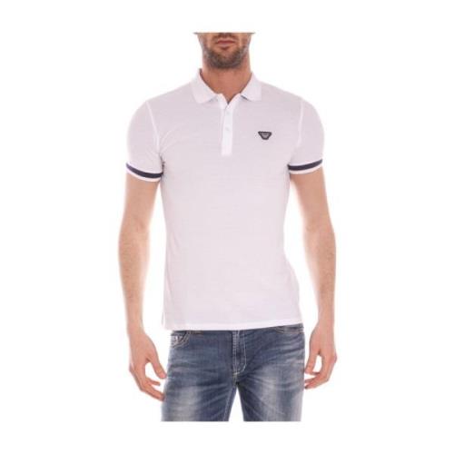 Armani Jeans Polo Shirts White, Herr