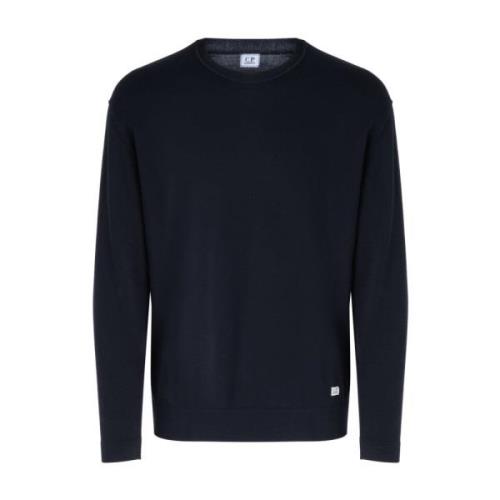 C.p. Company Long Knitwear Blue, Herr