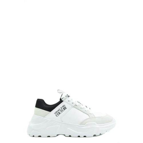 Versace Jeans Couture Vita Sneakers för Män - Ss23 White, Herr