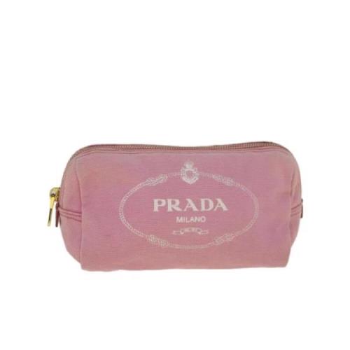 Prada Vintage Pre-owned Bomull prada-vskor Pink, Dam